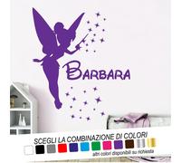 Adesivo Murale Nome TRILLY CAMERETTA BIMBA DISNEY PERSONALIZZATO Wall Tattoo