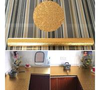 Adesivo Murale Sfondo Foglio Alluminio Resistente al Calore Comodo Utile