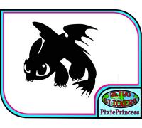 Adesivo Murale Vinile Toothless Come Addestrare il Tuo Drago B Cute