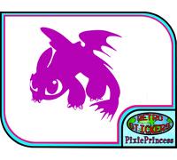 Adesivo Murale Vinile Toothless Come Addestrare il Tuo Drago B Cute
