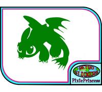 Adesivo Murale Vinile Toothless Come Addestrare il Tuo Drago B Cute