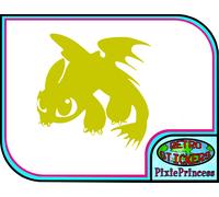 Adesivo Murale Vinile Toothless Come Addestrare il Tuo Drago B Cute