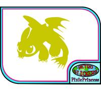 Adesivo Murale Vinile Toothless Come Addestrare il Tuo Drago B Cute