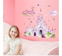 Adesivo Murales parete Cameretta bambini PRINCIPESSA 3D Casa Muro Wall Sticker