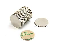 Adesivo N42 Magnete Neodimio Per Arti, Artigianato, Creazione Di Modelli, Fai -Da -Te, Hobby, Ufficio E Casa - 20mm Dia x 1,5mm - 2kg Di Tiro - Pacchetto Di 10