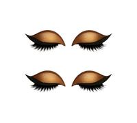 Adesivo naturale per il trucco delle ciglia finte con effetto ombretto sottile applicazione rapida per il trucco quotidiano ciglia adesivi per occhi semplici
