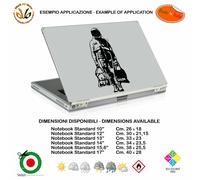 Adesivo notebook astronauta bansky style sticker shopping space pvc black