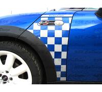 Adesivo Para Parafango Fender Per MINI COOPER R50 R53 CHECKMATE Look One Works