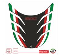 Adesivo paraserbatoio DUCATI MULTISTRADA 1200 2010-14 Red White Black PB DM B15