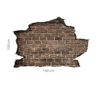 Adesivo parete muro effetto 3D MATTONI wall sticker adesivo per muro