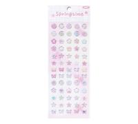 Adesivo per album di ritagli a forma di stella adesivo decorativo epossidico adesivo adesivo per cancelleria per decorazione diario