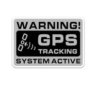 Adesivo per auto | Allarme GPS | Set di adesivi antifurto per esterni | Resistente alle intemperie per parabrezza e finestre - Protezione deterrente contro furti e degradazioni