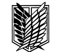 Adesivo Per Auto Attack On Titan Wings Of Liberty Adesivo Anime Adesivo Per Telefono Cellulare Adesivo Per Laptop Adesivo Per Moto Per Auto Adesivi Di Larghezza 15 Cm