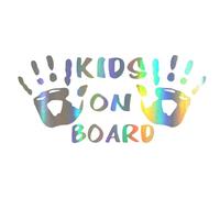 Adesivo per auto bambini a bordo, avviso di sicurezza per bambini a bordo, adesivo per auto per moto, adesivo per auto bambino a bordo, adesivo divertente per paraurti auto, impermeabile