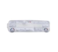 adesivo per auto Compatibile Con Ford Per Mondeo MK4 Per S-Max 2006 2007 2008 2009 2010 2011 2012 2013 2014 2015 Adesivi Per Riparazione Pulsanti Decalcomanie Per Il Controllo Del Clima Argento(Silver