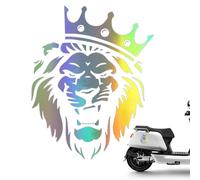 Adesivo per auto con leone, adesivo per paraurti con leone, Autoadesivi a decalcomania del a giungla a decorazione 'automobile, Forte adesività, riflette la luce, fantastiche decalcomanie per la