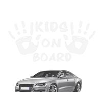 Adesivo per auto con scritta "Kids on Board", con scritta "Kids on Board" (lingua italiana non garantita), adesivo 3D per auto a bordo, adesivo per auto a bordo, adesivo per paraurti 'auto,