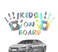 Adesivo per auto con scritta "Kids on Board", con scritta "Kids on Board" (lingua italiana non garantita), adesivo 3D per auto a bordo, adesivo per auto a bordo, adesivo per paraurti 'auto,