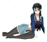 Adesivo per auto da 13 cm Ragazza Kyoukai no Kanata Anime Beauty Nase Mitsuki Render Cartoon Car