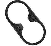 Adesivo per auto Door Bowl Trim 1 Pz. Copertura Decorativa Per Portabicchieri D'acqua Anteriore Per Auto Per MG ZS 2017-2020, Accessori In Fibra Di Carbonio Colore adesivo decorativo per interni
