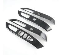 Adesivo per auto Door Bowl Trim Adesivi Per Coperture Di Alzacristalli In Vetro Per Auto Hyundai Per Tucson L Nx4 2021-2022 In Fibra Di Carbonio LHD