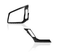 Adesivo per auto Door Bowl Trim Adesivo Per Bocchette Di Ventilazione Laterali In Fibra Di Carbonio Per Civic 10a Generazione 2016-2021 Accessori Interni(RHD black)
