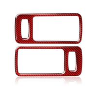 Adesivo per auto Door Bowl Trim Adesivo Per Maniglia Portiera Auto, Rivestimento Interno In Fibra Di Carbonio Per Ford Per Mustang GT 2005-2009 S197 Accessori adesivo decorativo per interni(Rosso)