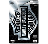 Adesivo Per Auto Harley-Davidson Bar & Shield Cromato CG30950