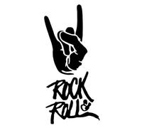 Adesivo per auto in vinile decoro rock n roll accessorio decorativo per moto creativo per carrozzeria specchietto retrovisore vetro tappo serbatoio decorazione