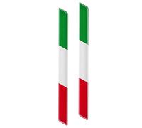 Adesivo per bandiera italiana - adesivi decorativi portatili decalcomanie per paraurti | Grafica motociclistica adesiva piegabile | Bandiera italiana 3d decalcomanie per il corpo auto per veicoli cami