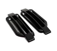 Adesivo per bocchetta laterale auto, 2 pezzi, decorazione per il flusso d'aria, adesivo decorativo per veicoli, design adesivo facile da applicare, accessorio elegante per auto, miglioramento esterno