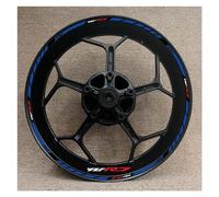 Adesivo per bordo ruote Adesivi A Strisce Per Bordi Del Mozzo Della Ruota Della Moto Decalcomanie Riflettenti Resistenti Alle Intemperie Cerchi Modificati Decora L'accessorio Per Yamaha YZF R7 Decalco