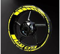 Adesivo per bordo ruote Moto 17 Pollici Mozzo Ruota Adesivi Cerchi Decalcomanie Nastro Riflettente Resistente Alle Intemperie Della Banda Modificato Decorare Per YAMAHA MT09 MT-09 2017-2022 Decalcoman