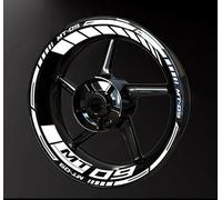 Adesivo per bordo ruote Moto 17 Pollici Mozzo Ruota Adesivi Cerchi Decalcomanie Nastro Riflettente Resistente Alle Intemperie Della Banda Modificato Decorare Per YAMAHA MT09 MT-09 2017-2022 Decalcoman