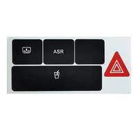 Adesivo per bottoni per interni Compatibile Con A6 Per C5 1997 1998 1999 2000 2001 2002 2003 2004 Adesivo Di Riparazione Del Pulsante Del Portabicchieri Interruttore Flash Per Auto(C)