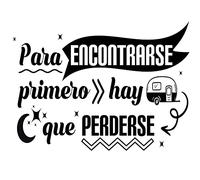 Adesivo per camper esterno. Adesivo camper per furgoni e camper. Adesivo in vinile per camper (per prima cosa bisogna perdersi, 160 cm (larghezza) x 120 cm (altezza)