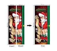 Adesivo per copriwater di Babbo Natale