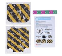 Adesivo per droni yizisecce, per mini 3pro, PVC decorativo protettivo, anti graffio, motivazione a colori, adesivo RC, vinile resistente impermeabile (Momouflage Yellow Black Pattern)