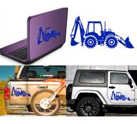 Adesivo Per Escavatore +Dimensioni