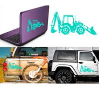 Adesivo Per Escavatore +Dimensioni