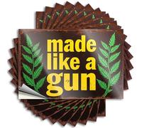 Adesivo per esterni per camper - Copertura per caffè e birra, robusta e pronta: fatta come una pistola (12 x 18 cm)