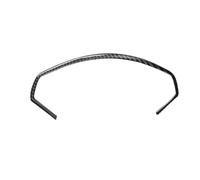 Adesivo Per Ford Per Mustang Per Mach E 2021 Pannello Del Volante Strisce Decorative Superiori Adesivi Decorativi(Stile carbonio)