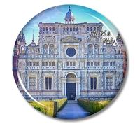 Adesivo per frigorifero con magnete Pavia Italia 2,28 pollici