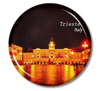 Adesivo per frigorifero con magnete Trieste, 2,28 pollici