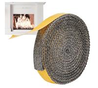 Adesivo per guarnizioni per caminetti - Sigillante per alte temperature | Nastratura per guarnizioni per finestre resistente al calore, porte tagliafuoco durevoli Isolamento per forno a focolare, cald