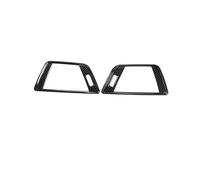 Adesivo Per Interni Auto Copertura Per Presa D'aria Laterale/centrale In Fibra Di Carbonio ABS Per BMW Serie 3 F30 F31 F32 F33 F34 F36 2012-2018(Side Black Carbon)