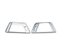 Adesivo Per Interni Auto Copertura Per Presa D'aria Laterale/centrale In Fibra Di Carbonio ABS Per BMW Serie 3 F30 F31 F32 F33 F34 F36 2012-2018(Side Silver)