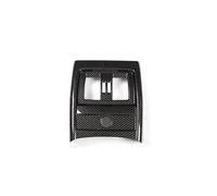 Adesivo Per Interni Auto Copertura Telaio Della Presa D'aria Dell'aria Condizionata Posteriore Per Bracciolo Auto In ABS Per BMW Serie 3/4 3GT F30 F31 F32 F34 F36(Black Carbon)