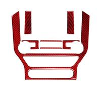 Adesivo Per Interni Auto Per Ford Per Mustang GT 2015-2021, Cornice Decorativa Per Navigatore GPS, Console Multimediale, Decalcomania Adesivi Per Interni Auto(ROSSO,X-1)