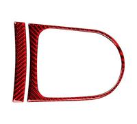 Adesivo Per Interni Auto Per Ford Per Mustang GT 2015-2021 - Kit Decorativo Per Cornice E Copertura Del Pannello Del Cambio Adesivi Per Interni Auto(ROSSO,X-3)
